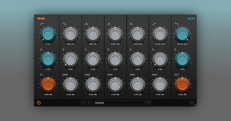 Save 25% on EQ3V Equalizer effect plugin by Mellowmuse