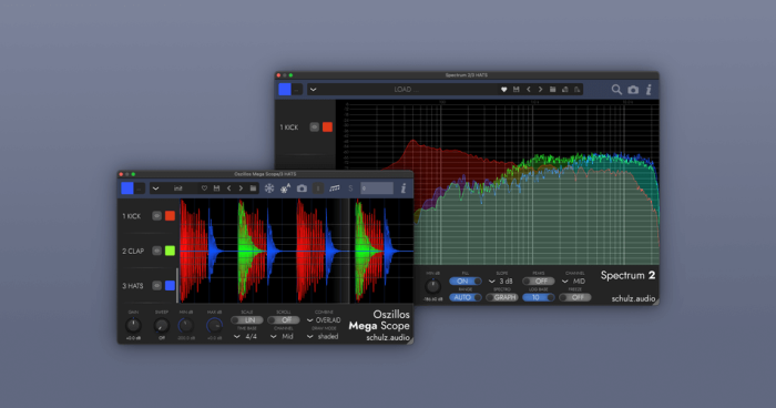 Schulz Oszillos Mega Scope and Spectrum 2