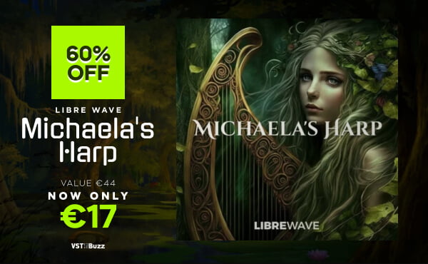 Save 60% on Michaela’s Harp virtual instrument by Librewave