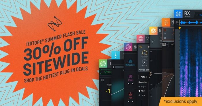 iZotope Summer Flash Sale