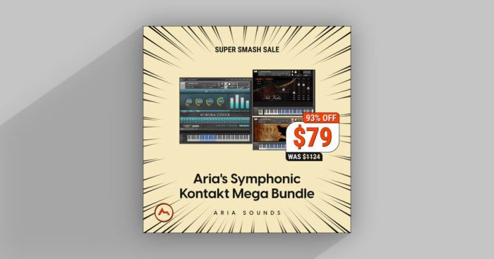 ADSR Super Smash Sale Aria Symphonic Kontakt Mega Bundle