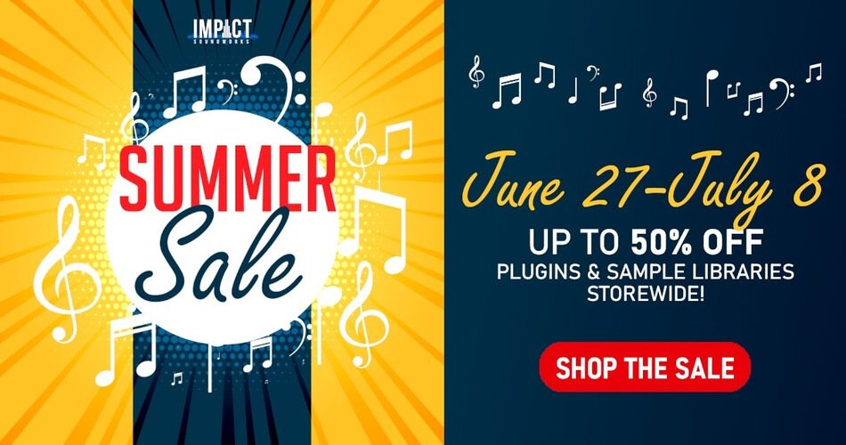 Impact Soundworks Summer Sale: Up to 50% OFF virtual instruments and plugins