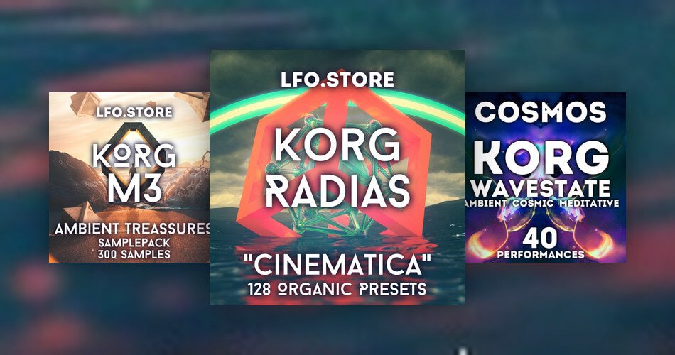 LFO Store Korg Cinematica Radias Cosmos Wavestate M3 Ambient Treassures