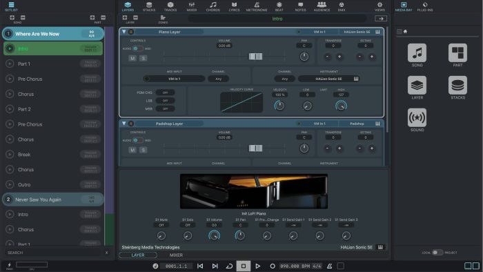 Steinberg VST Live Layers