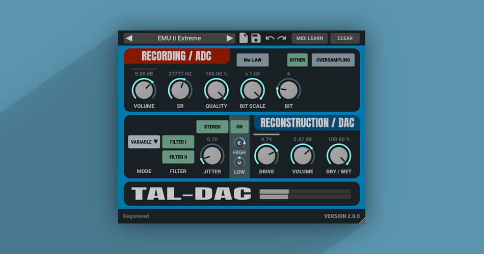 TAL Dac 2.0 update