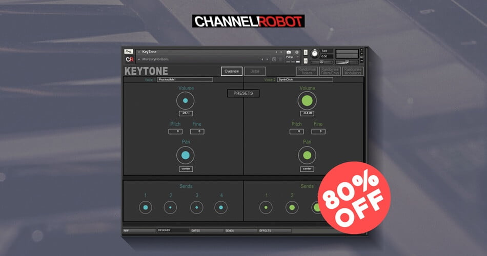 Save 80% on KeyTone keyboard instrument by Channel Robot