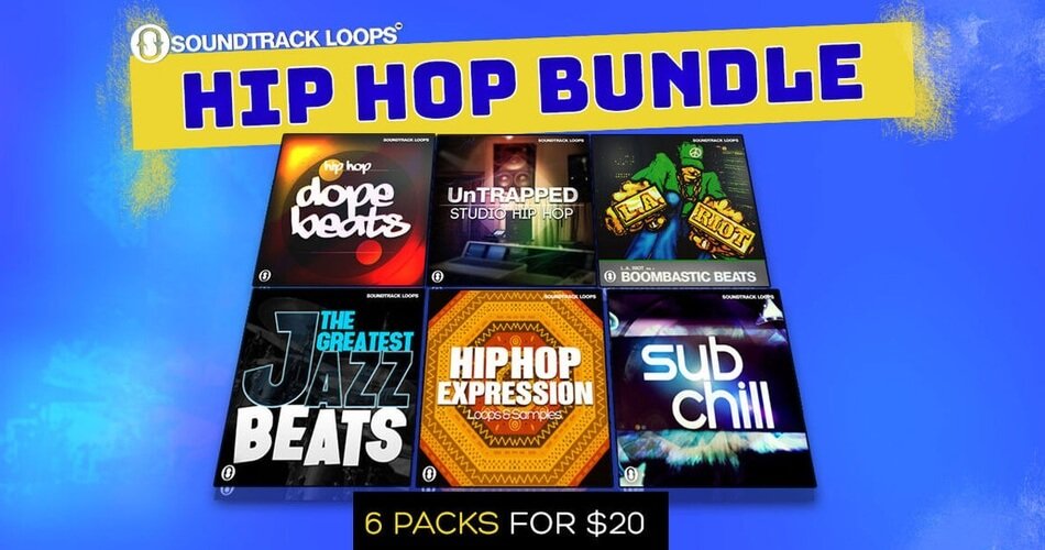 ADSR Soundtrack Loops Hip Hop Bundle 6 for 20