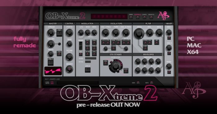 Aly James OB XTRM 2 pre release