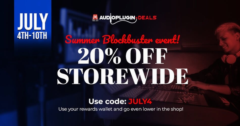 Audio Plugin Deals Summer Blockbuster Event