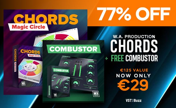 Save 77% on Chords MIDI plugin + FREE Combustor by W.A. Production