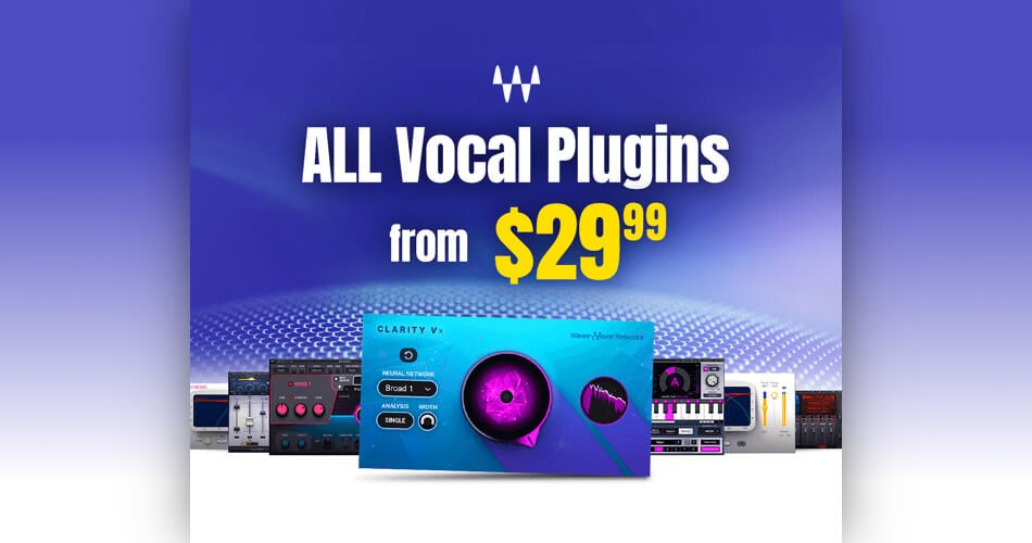 Waves Audio Flash Sale: All vocal plugins from $29.99 USD