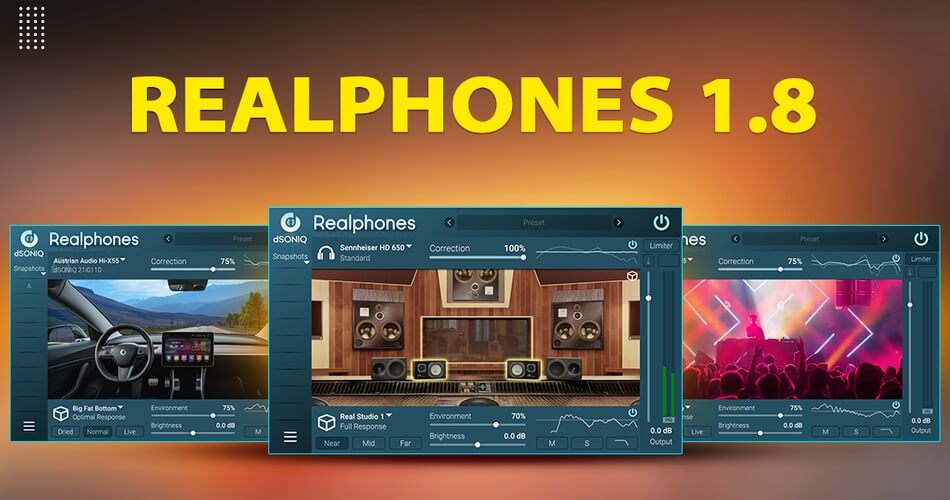 dSONIQ Realphones 1.8 update