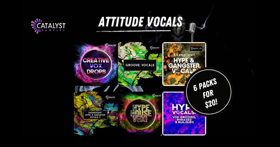 ADSR Catalyst Samples Attitude Vocals Bundle