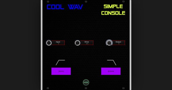 Cool WAV Simple Console