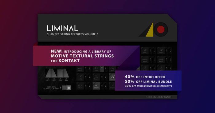 Crocus Soundware Liminal Chamber String Textures Vol 2