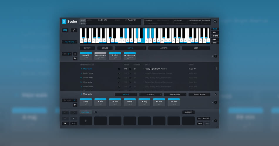 Scaler 2 music theory tool by Plugin Boutique on sale for $39 USD