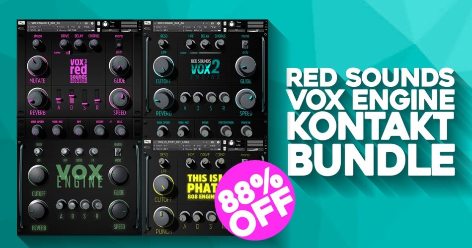 Vox Engine Kontakt Bundle by Red Sounds on sale for .95 USD