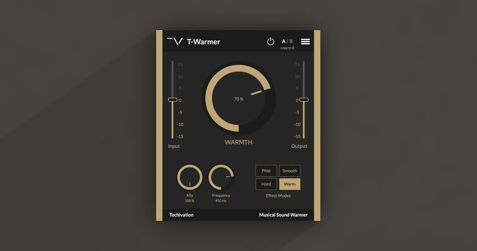 Techivation releases T-Warmer saturation effect plugin at intro offer