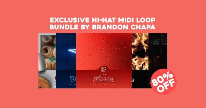 VST ALarm Brandon Chapa Hihat MIDI Loop Bundle