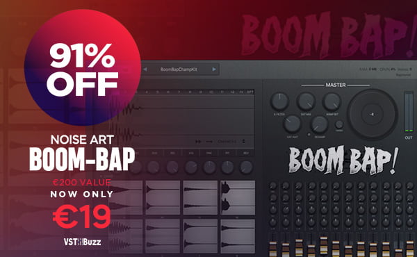 Save 91% on Boom-Bap VST/AU by Noise Art
