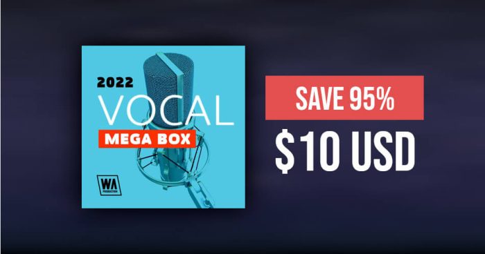 WA Production 2022 Vocal Mega Box Sale