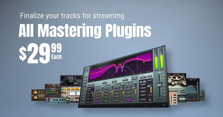 48-Hour Flash Sale: Waves Audio mastering plugins on sale for $29.99 USD