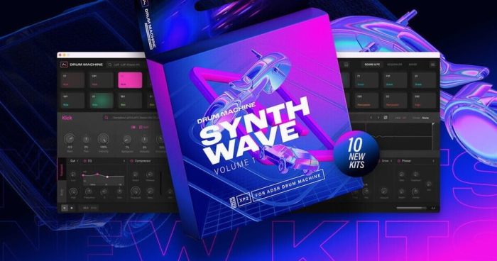 ADSR Drum Machine Synthwave Vol 1 Expansion