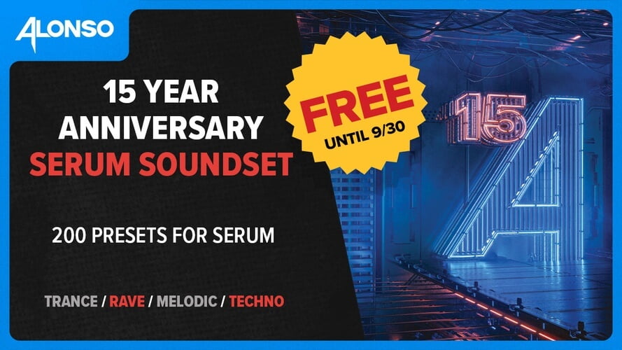 Alonso Sound 15 Year Anniversary Serum Soundset