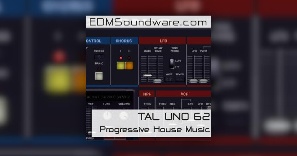 Edmsoundware releases free TAL UNO 62 Progressive House Soundpack