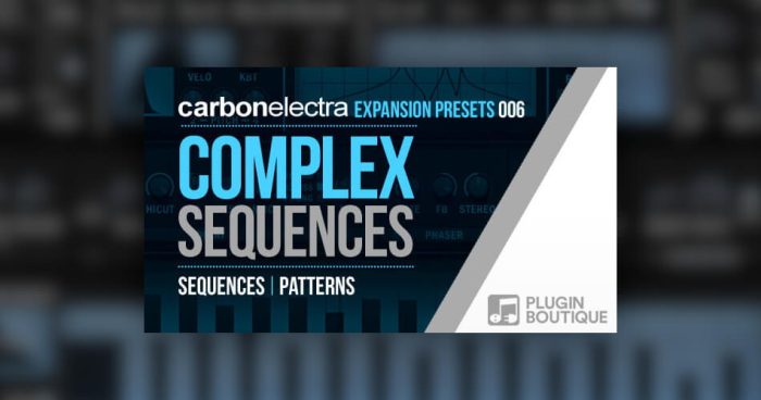 Plugin Boutique Complex Sequences for Carbon Electra