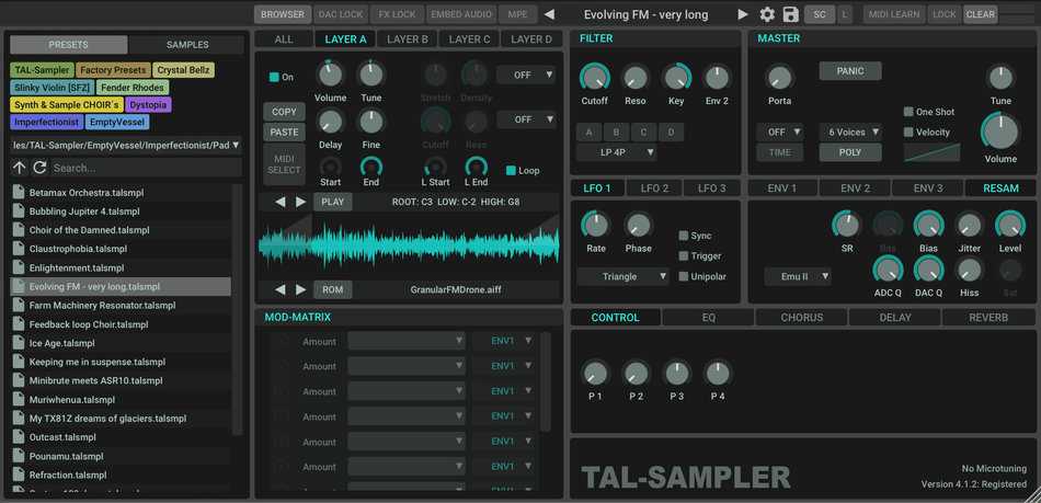 TAL Software releases TAL-Sampler 4 with improvements & new features