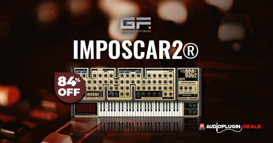 impOSCar2 virtual synthesizer by GForce Software on sale at 84% OFF