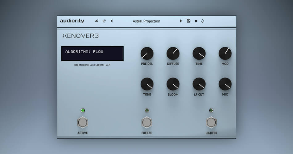 Audiority XenoVerb 1.4 update