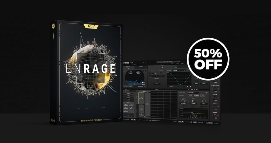 EnRage modular multi-fx plugin by BOOM Library on sale at 50% OFF