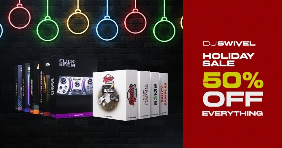 DJ Swivel Holiday Sale: Save 50% audio effect plugins & sound packs