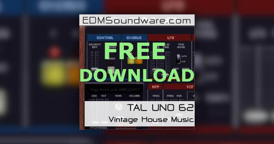 EDMSoundware TAL UNO 62 Vintage House Music FREE