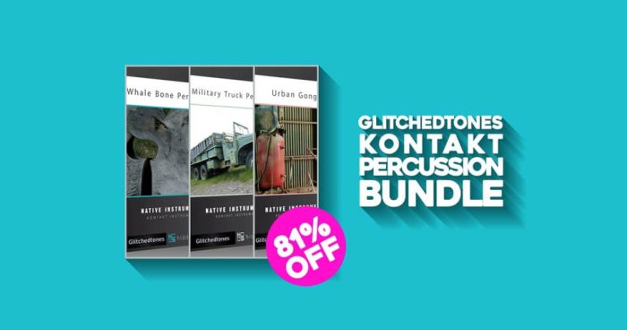 Glitchedtones Kontakt Percussion Bundle