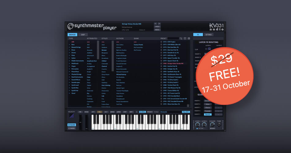 KV331 Audio Synthmaster Player FREE