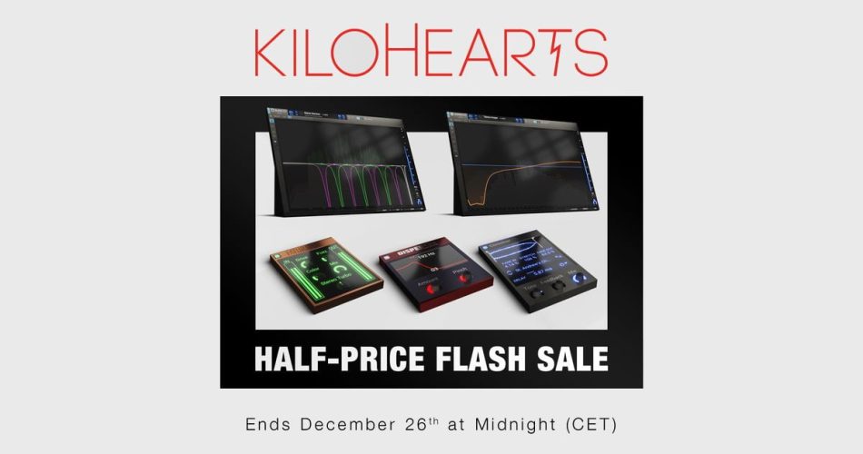 Kilohearts Half Price Sale Premium Plugins