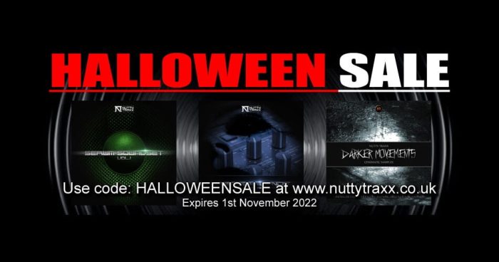 Nutty Traxx Halloween Sale