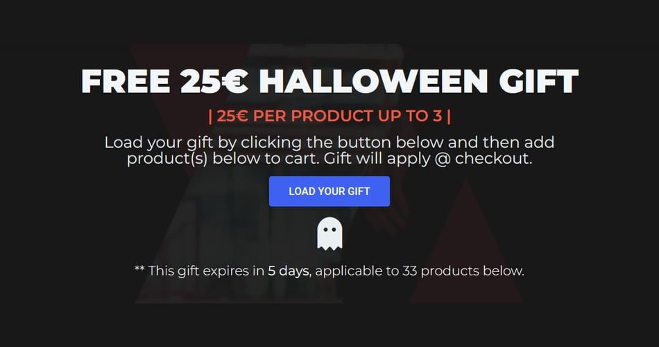 Rast Sound offers Free 25€ Halloween Gift