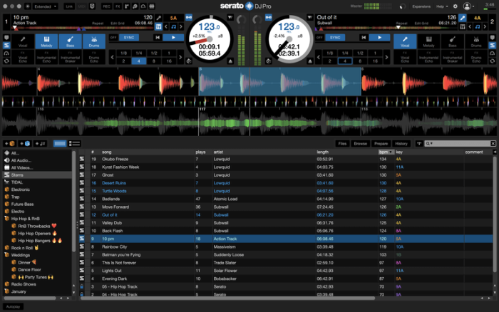 Serato Stems in DJ Pro