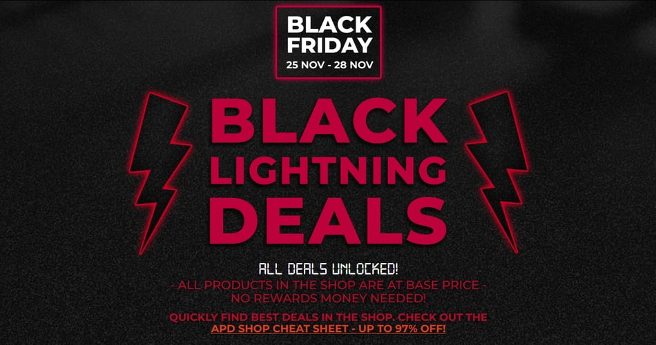 APD Black Lightning Deals unlocked