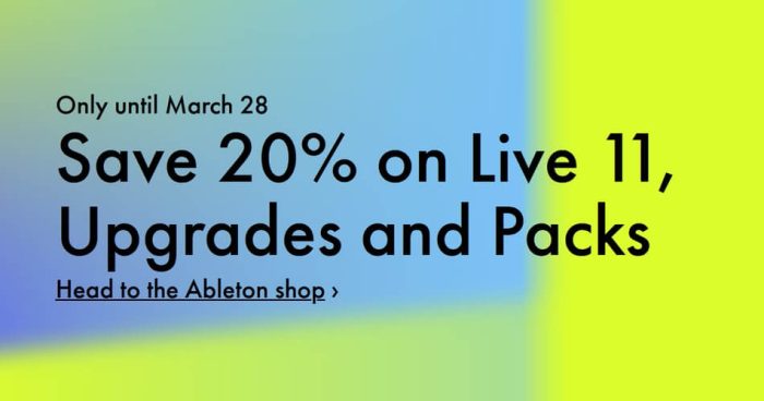 Ableton Software Sale