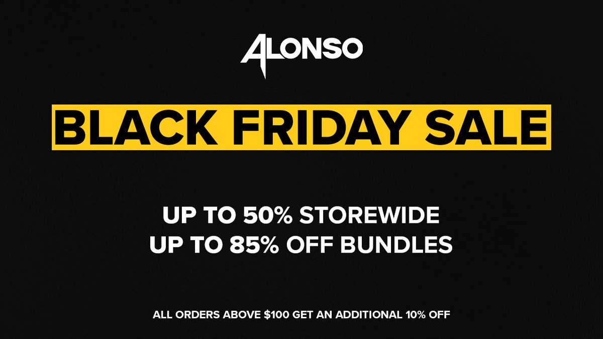 Alonso Sound Black Friday Sale: Up to 85% off bundles and sound packs