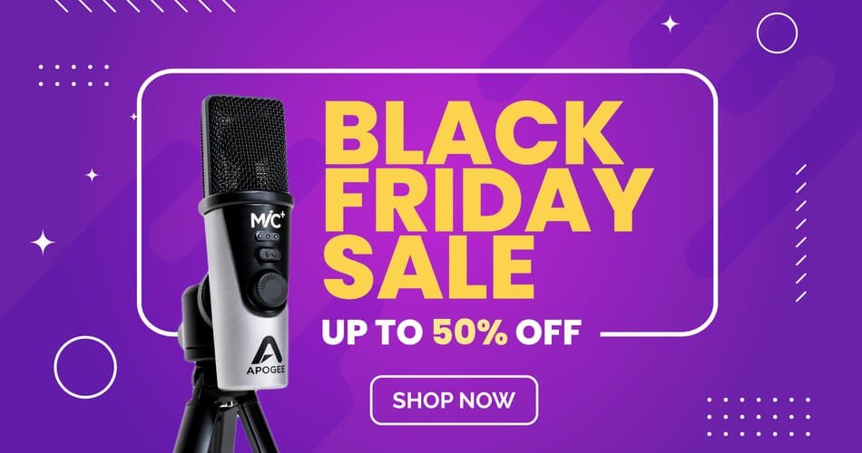 Apogee Black Friday Sale