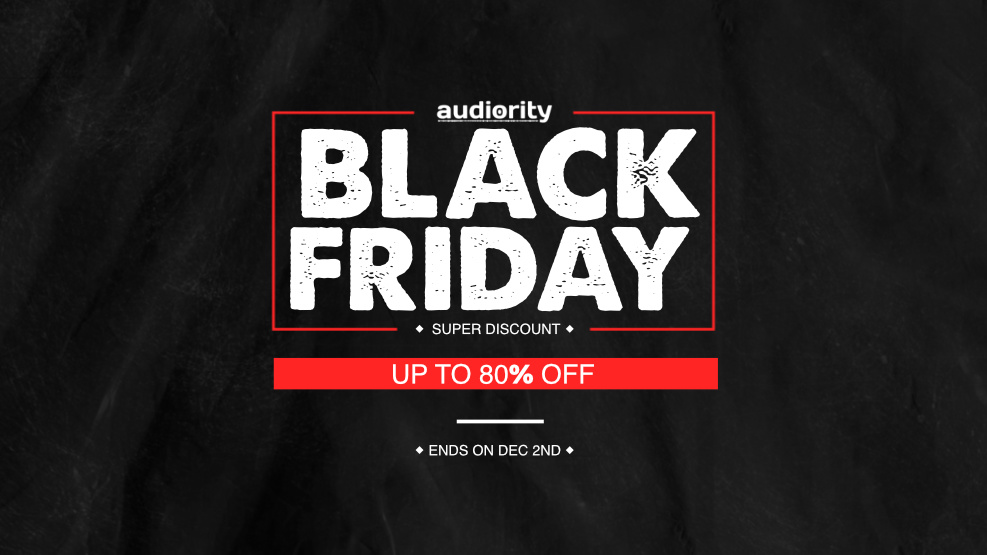 Audiority Black Friday Sale: Save up to 80% on plugins