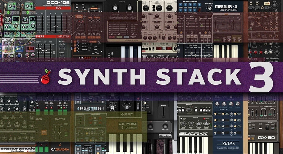 Synth Stack 3: Bundle of 16 virtual instruments at 25% OFF