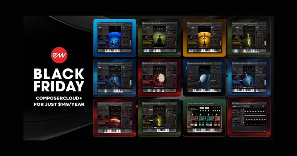 EastWest Black Friday: ComposerCloud+ on sale for $149 USD