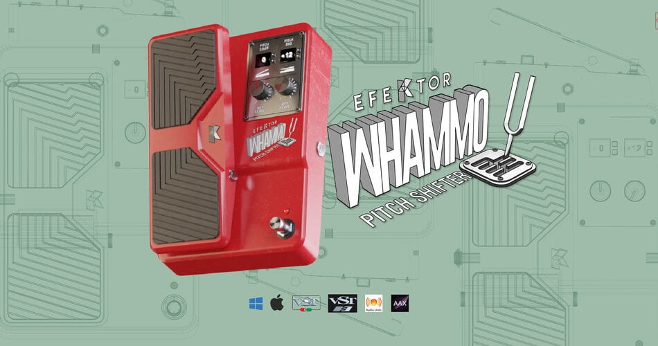 Kuassa updates Efektor Whammo pitch shifter/bender effect to v1.1.0